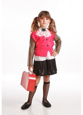 Rosa Monsterkostüm für Mädchen