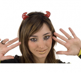 Pretty Super Cheap Devil Horns Headband