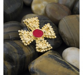 Broche Cruz de Ouro Deluxe