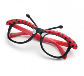 Red and black Heroine glasses