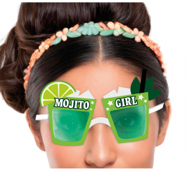 Green Mojito Girl Glasses