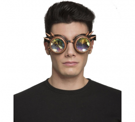 Spiked Gold Steampunk Goggles