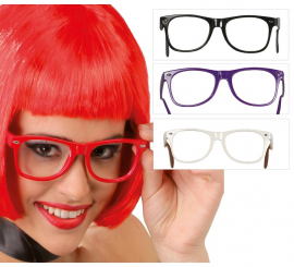 Fashion glasses without crystals 4 assorted colors