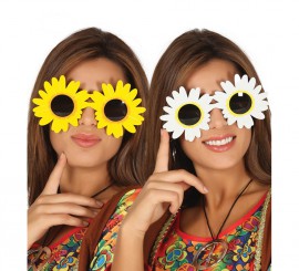 Daisy glasses in assorted colors