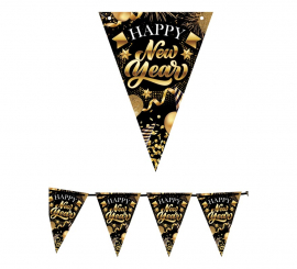 Happy New Year Pennant 300 cm Paper