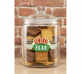 Friends Central Perk glass cookie jar