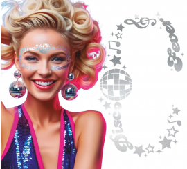 Glitter Face Disco