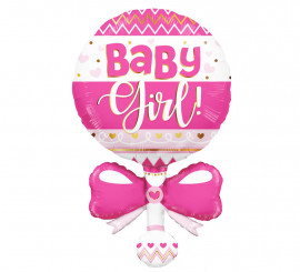 90cm Baby Girl Foil Balloon