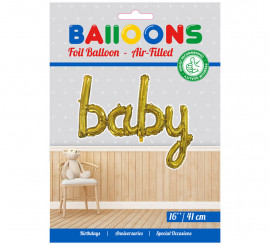 Foil Baby Gold Balloon