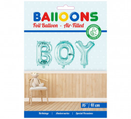 BOY Blue Foil Balloon 41 cm