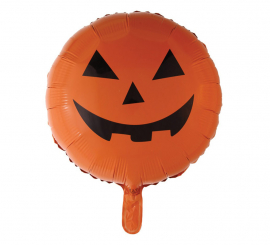 Globo de Foil Calabaza de Halloween de  46 cm