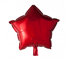 Palloncino foil stella rossa da 46 cm