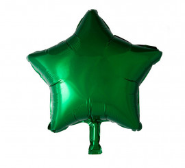 Palloncino foil stella verde da 46 cm