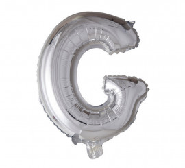 Palloncino Foil G Colore Argento 102 cm