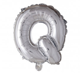 Palloncino Foil Q Colore Argento 102 cm