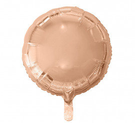 46 cm Rose Gold Round Foil Balloon