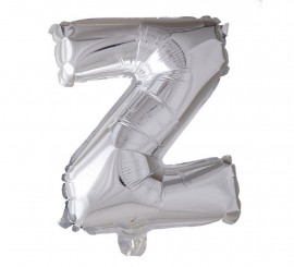 Ballon aluminium Z Color Argent 41 cm