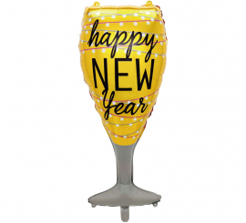 Globo Foil Copa Happy New Year 45x100 cm