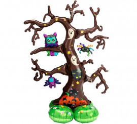 Folienballon Halloween-Baum Riesen Airloonz 111X157 cm