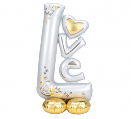 Airloonz Love Wedding Giant Foil Balloon 73X147 cm