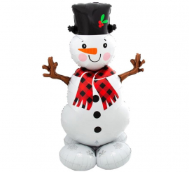 Giant Snowman Foil Balloon 88x139 cm