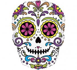 68 cm Mexican Catrina Metallic Foil Balloon