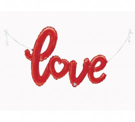 119 cm Love Metallic Foil Balloon