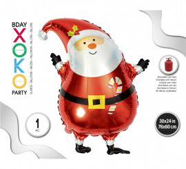Santa Claus Foil Balloon 76X60 cm