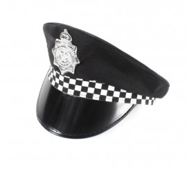 Small checkered police cap 54-56 cm in circumference