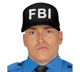 Schwarze FBI-Kappe