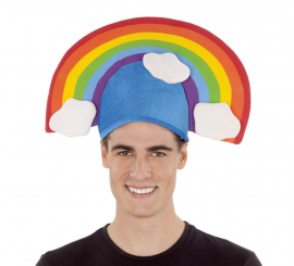 Sky, Clouds and Rainbow Beanie