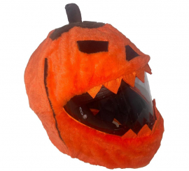 Chapéu de abóbora de Halloween para capacetes de motocicleta de rosto inteiro