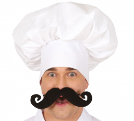 Gorro de Chef blanco grande adulto