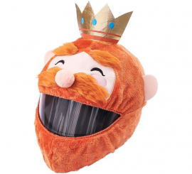 Gorro de Rey Mago Gaspar para Cascos de Moto integrales