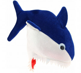 Foam Blue Shark Hat