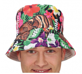 Adult Aloha Floral Hawaiian Hat