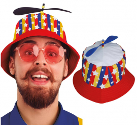 Gorro multicolor con Hélice