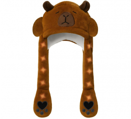 Gorro Orejas Capibara con Movimiento y luz