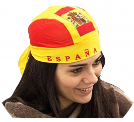 Spanish Flag Scarf Hat