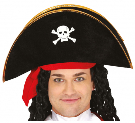 Adult Velvet Pirate Hat