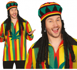 Rasta Hat with Adult Hair