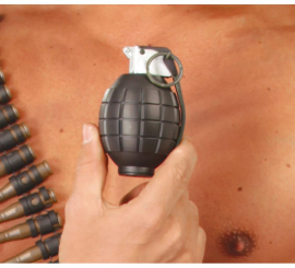 Grenade or hand bomb with sound