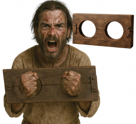 Grilletes Efecto Madera de 40 cm