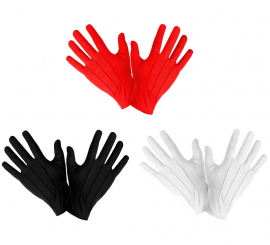 Kurze Handschuhe für Erwachsene in verschiedenen Farben