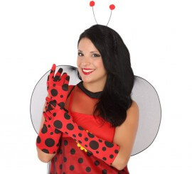 Long Ladybug Gloves