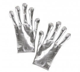 Space Alien Metallic Gloves