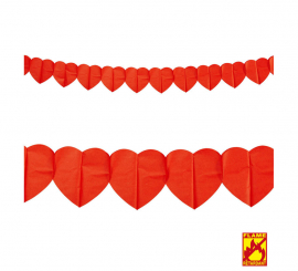 3 m Flame Retardant Heart Garland