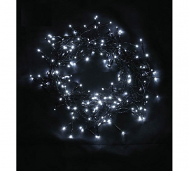 Garland of 144 Multifunction White LEDs for Outdoors