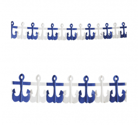 3 meter Blue Anchor Garland