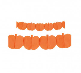 Guirnalda de Calabaza naranja Halloween de 3 m